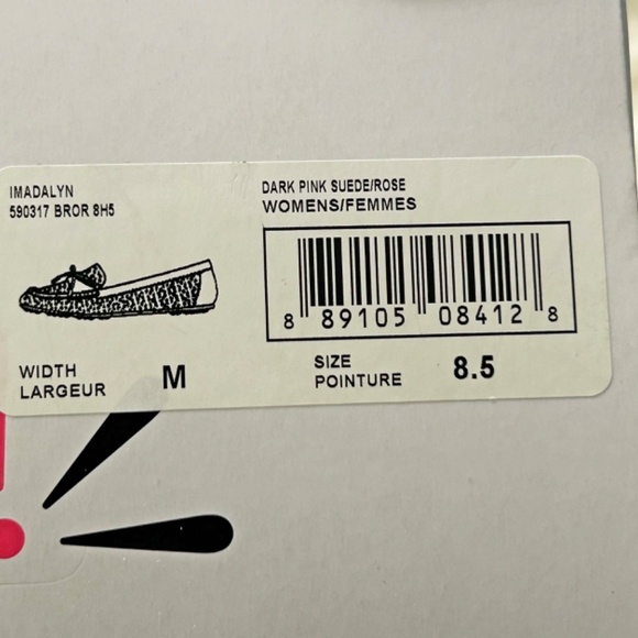 FLATS, ISAAC MIZRAHI, SZ LADIES 8.5W, DARK ROSE SUEDE, TASSLES ON EACH UPPER, - Picture 3 of 15